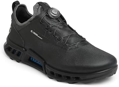 ECCO Men's Biom C4 BOA Gore-TEX Waterproof Golf Shoe, Black, 13