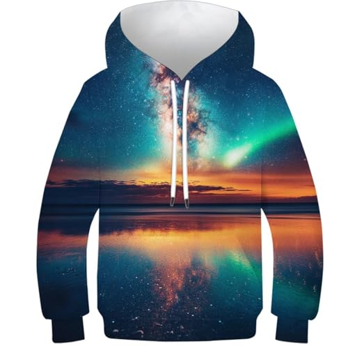 Sweat-shirt à capuche enfant 3D pour adolescent style original sans irritation cutanée