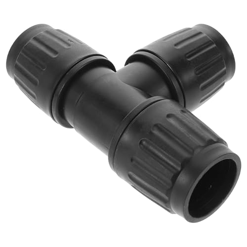 LALADEFIEE Conector de Plástico Adecuado para Cuarto de Lavandería de 3 Vías Conector Fuerte y Fácil de Instalar, Compatible de 22 Mm y 25 Mm para de Ropa