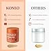 KONEO Hair Growth Cream for 100% Pure Batana Oil - Raw Batana Oil Paste from Honduras, Enhances Hair Thickness & Shine, Reduces Breakage and Hair Loss, Nourishment For All Hair Types - 4.06 fl oz