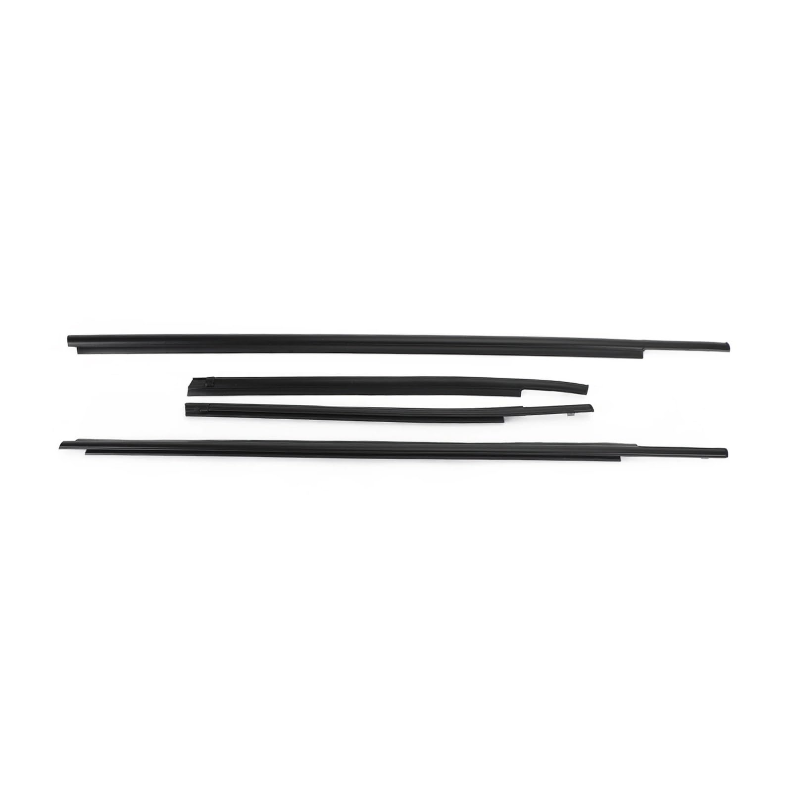 Toudayuhp One Color 4X Car Window Weatherstrip Seal Belt Moulding Compatible With Tundra Double Cab 07-20