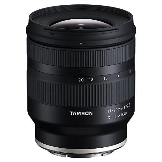 TAMRON 11-20MM F/2.8 DI III-A RXD for Sony E APS-C Mirrorless Cameras