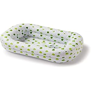 Mommy’s Helper Inflatable Bath Tub Froggie Collection, White/Green, 6-24 Months