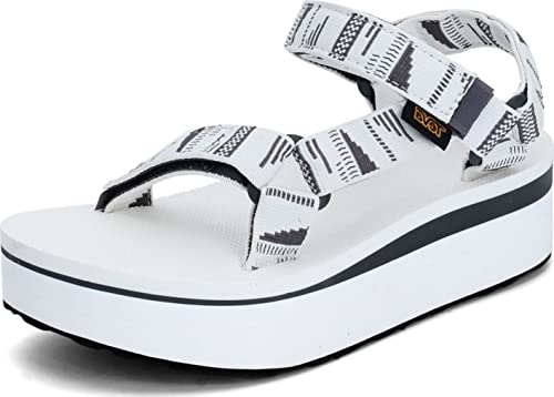 Teva Unisex Flatform Universal Sandal, CHARA Bright White, 9 US Women