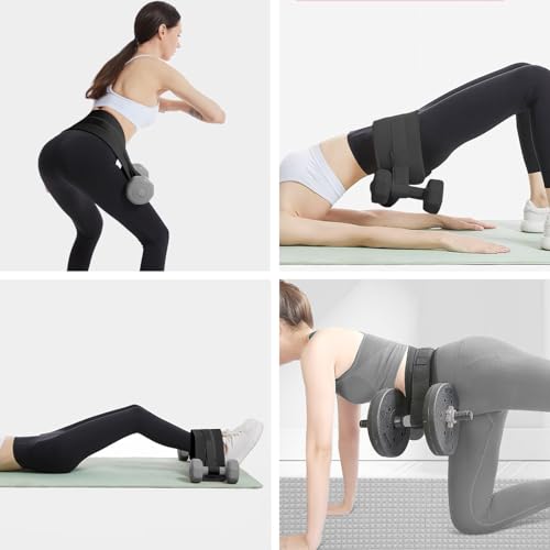 MUNSKT Rückenstützgürtel mit 1 Paar Armbändern, Gewichthebergürtel, verstellbar, Widerstand, Gürtel mit zusätzlicher Polsterung für Kettlebells Calisthenics Training