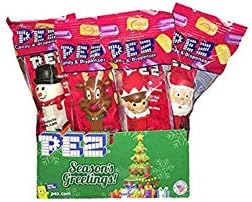 Pez Candy Dispenser Winter Christmas Holiday 12 Pack