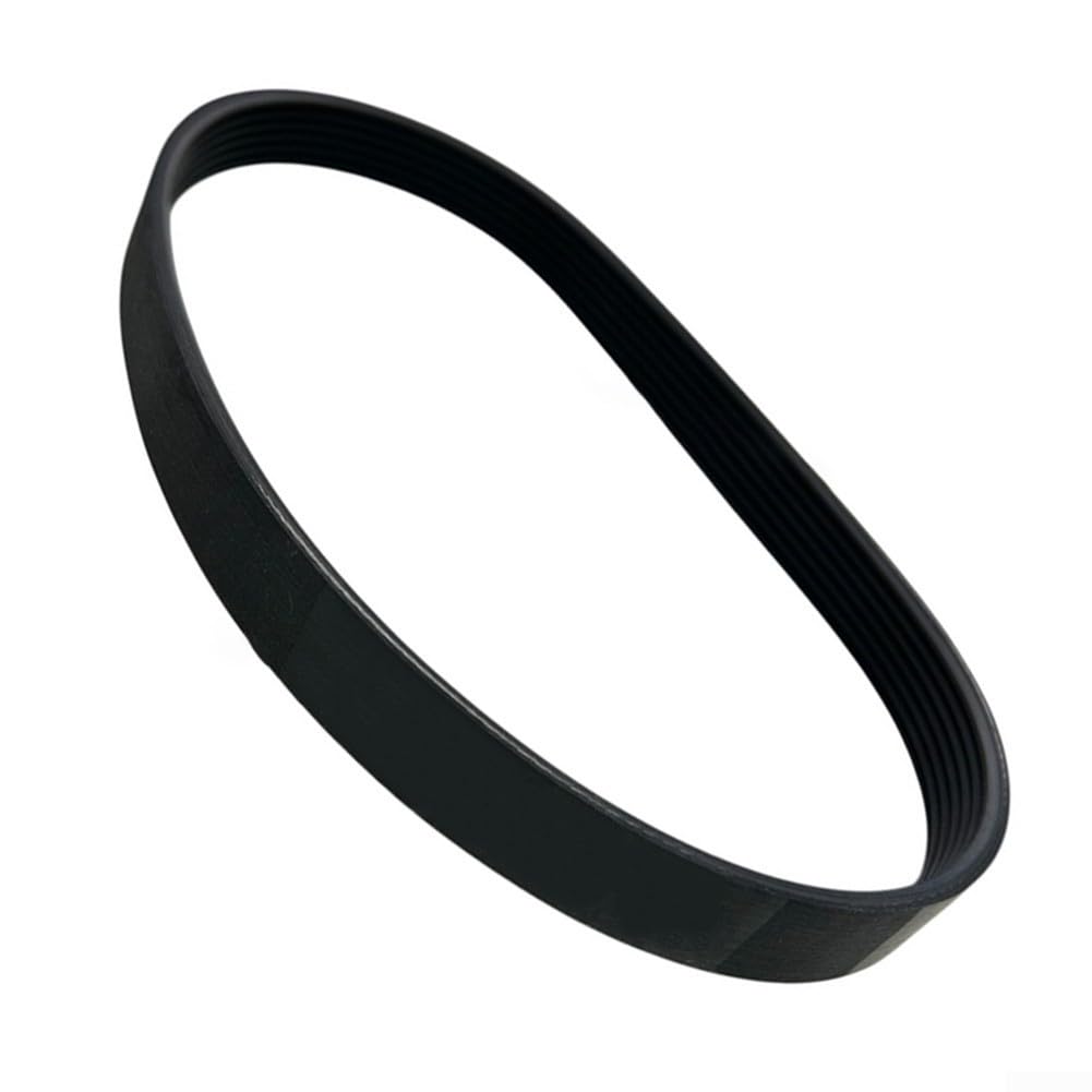 ZAMETTER Drive Belt for Vega PJ470 185J Electric Rotary Lawn Mower 470mm Length 7 Ribs Rubber Replacement Part Black Color 1 Pack