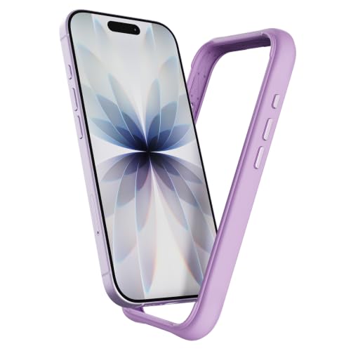K TOMOTO Liquid Silicone Bumper Case for iPhone 17 6.1 inch, Mallow Purple