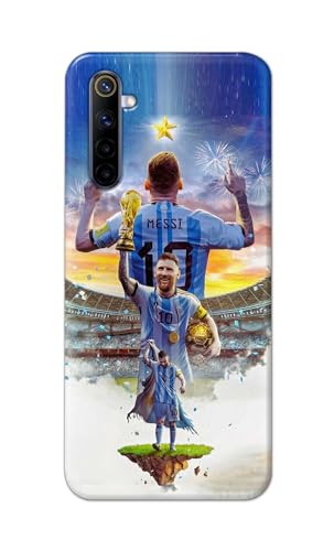 Image of Printed Hard Back Cover for Realme 6 Back Cover (Famous Football Player -J2) -190724(EA)