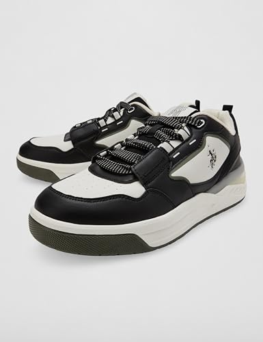 Image of U.S. Polo Assn. Mens Vander|Black Stylish Casual Sneaker Shoes for Man