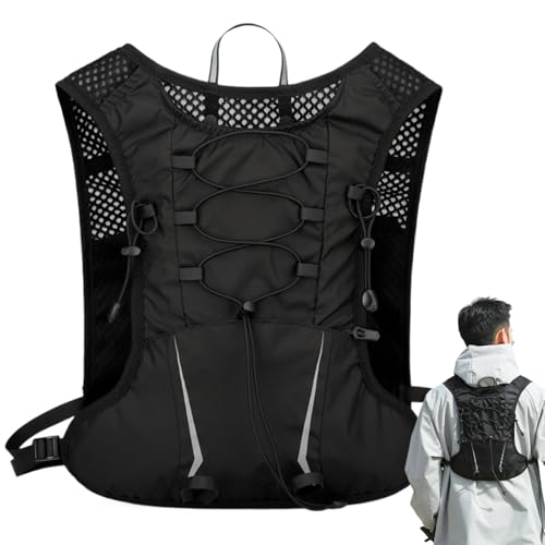 Pack de hidratación Running, Hidratación Mochila Running - Daypack de agua del maratón - Pack de hidratación reflectante ajustable para Ciclismo de Camping al aire libre