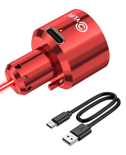 CVLIFE Rechargeable Red Laser Bore Sight with Magnetic Connection, Boresighter for Multiple Calibers