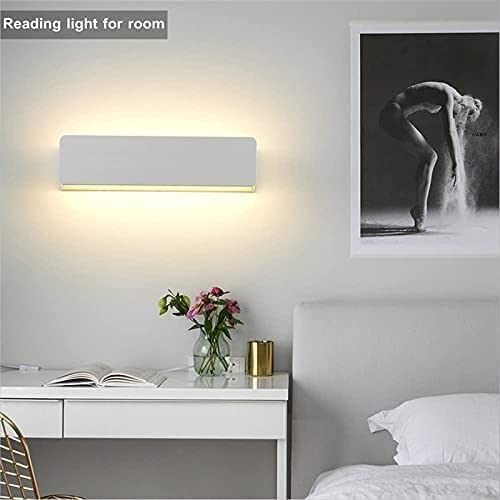 Aplique de pared LED interior de 31 cm regulable con luz up-down para dormitorio 5