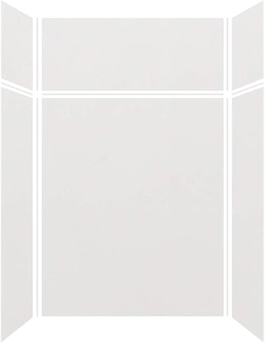 Miniatura 135 de Transolid EWKX483696-41 Expressions - Kit de pared de ducha de 6 paneles con extensión, 36 pulgadas de largo x 48 pulgadas de ancho x 96 pulgadas