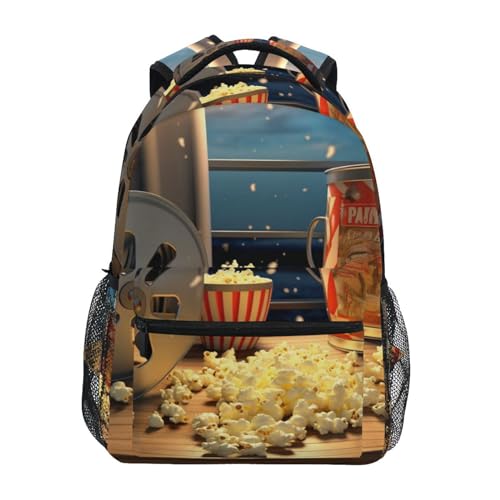 Sac à dos Popcorn plusieurs poches et protection étanche ordinateur portable