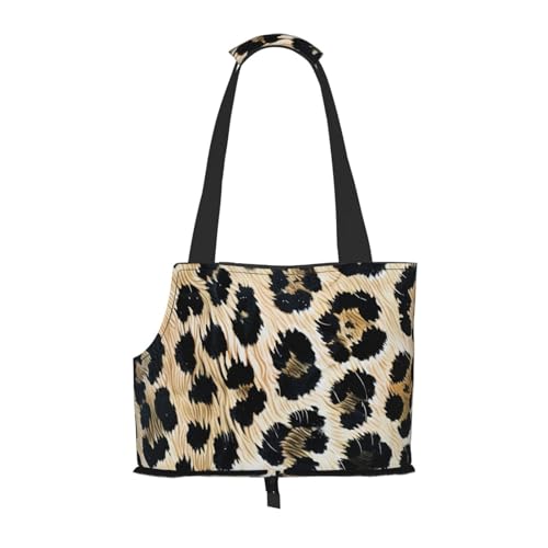 Sac de voyage pour animaux léopard idéal pour sorties citadines