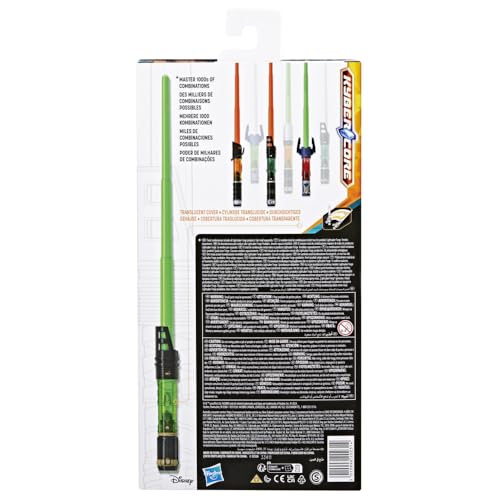 Star Wars Lightsaber Forge Núcleo Kyber Luke Skywalker - Sabre Extensível e Portátil