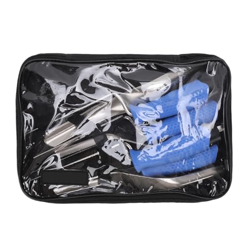 Hamwesh Juego de Herramientas para Lechada, Kit de Lechada de Azulejos de Acero Inoxidable de 7 Piezas, Kit de Herramientas de Mampostería con Ergonómico y Bolsa de para Reparación de Puntas de de