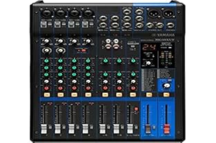 The compact Yamaha MG10XUF mixer combines quality craftsmanship with rich studio sound, suitable for solo artists and small bands The mixing desk is equipped with 10 input channels and D-PRE microphone preamps, delivering a natural sound with detaile...