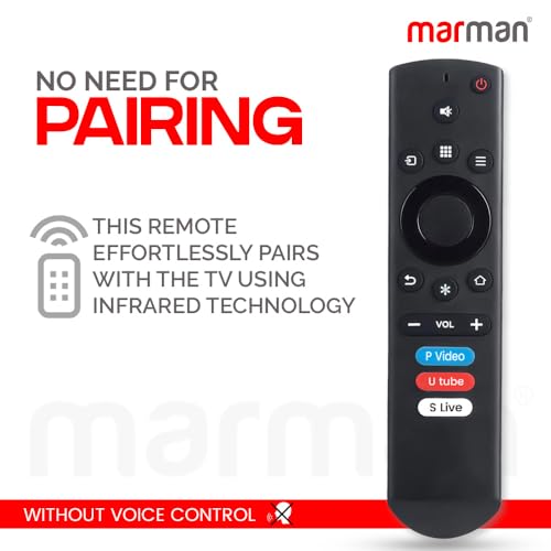 Image of marman Compatible with Smart Tv Remote Suitable for LED 4K HD UHD 9A Series Non Voice Command with Hotkeys - Pairing Not Required - Match Remote Key by Key with Existing Model Remote