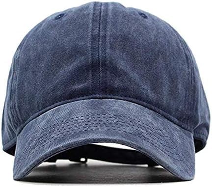 Image of Alexvyan Blue Plain Breathable Head Caps for Unisex with Adjustable Strap in Summer for Men & Women Sports Cap