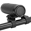 Ejoyous Fietsluidspreker, bluetooth, met zaklamp, draagbare waterdichte bluetooth-luidspreker, draadloze fietsluidspreker, FM-radio met houder voor outdoor, camping, sport