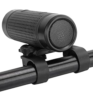 Ejoyous Fietsluidspreker, bluetooth, met zaklamp, draagbare waterdichte bluetooth-luidspreker, draadloze fietsluidspreker, FM-radio met houder voor outdoor, camping, sport