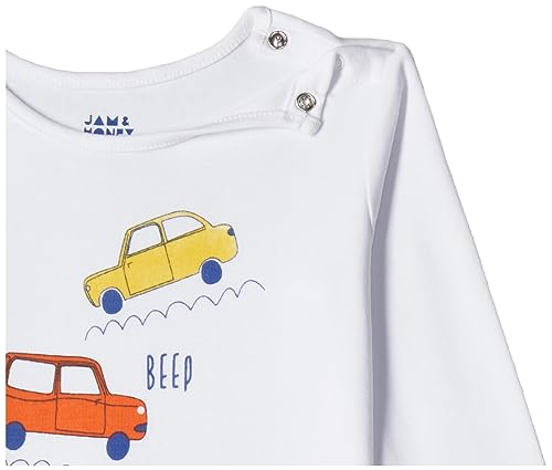 Image of Amazon Brand - Jam & Honey Baby-Boys and Girls 100% Soft & Pure Cotton Long Sleeve Tee with Jogger - Unisex Clothing Set