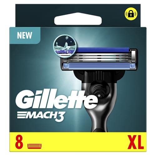 Gillette Mach3 Lames Regular pour la routine de rasage matinale des hommes
