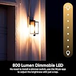 Wyze Ampoule Accessoire, fonctionne uniquement avec caméra de sécurité maison Smart Cam Bulb, caractéristiques 800 Lumens Dimmable LED, 3000K Souple blanc, et E26 Base