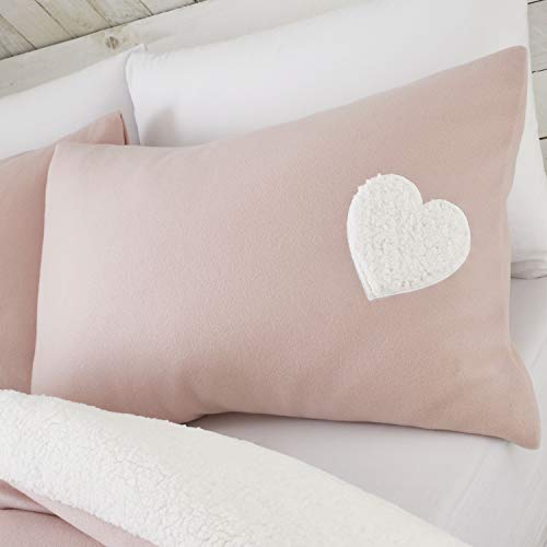 Catherine Lansfield Cosy Heart Double Dekbedset Blush - Afbeelding 3