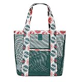 ❤【Dos especificaciones】Puedes comprar un tamaño grande o pequeño según tus necesidades. Además del bolsillo principal, el bolso grande también tiene un bolsillo frontal para guardar un par de sandalias. La bolsa pequeña es una bolsa con cremallera, con una sola bolsa principal y asa de un solo lado.