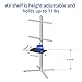 FLEXIMOUNTS C01 TV Cart LCD Stand for 32''-60'' LCD/LED Plasma Flat Panel Screen & up to 66 lbs