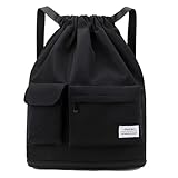 Correas de hombro ampliadas y diseño ajustable: bolsa de gimnasio para mujer. Nuestras correas de hombro para mochila son más anchas que las correas de hombro con cordón ordinarias, lo que puede reducir la carga sobre tus hombros; además, las correas de hombro son ajustables y se pueden ajustar de acuerdo a la longitud que necesites.