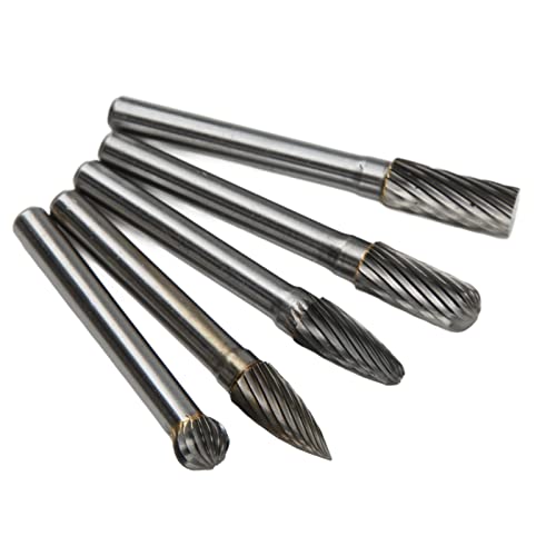 Set de 5 fresas cortadoras de carburo de tungsteno miniatura 3