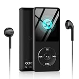 Leguwu 32GB MP3 Player with Bluetooth Mini Portable Music Player with HD Speaker,Supports Photos/Video Play/FM Radio/Voice Recorder/E-Book Reader,1.8 Screen,Supports Expanded Up to 128GB