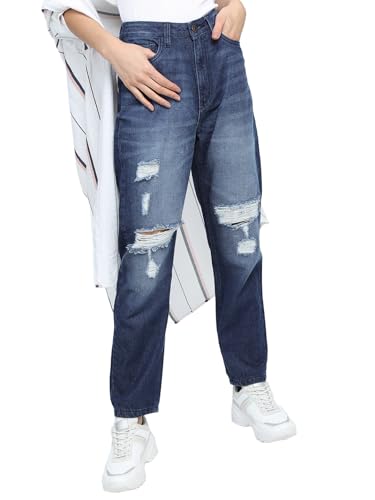 Image of Tokyo Talkies Women's Straight Fit Regular Mid-Rise Jeans Pant