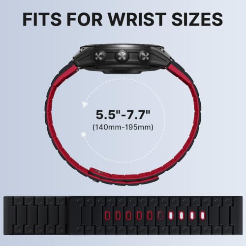 Image of Bandletic 22mm Quick Fit Band Compatible with Garmin Fenix 9 8 47mm Watch