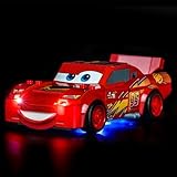 LocoLee Customized Light kit Compatible with Lego 77255 Lightning McQueen - No Actual Model Only Lights, LED Lighting Accessories Compatible with Lego 77255 McQueen