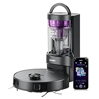 Eureka E20 Plus Robot Vacuum with Bagless Self Emptying Station, Robotic Vacuum and Mop Combo, 45-Day Capacity, Upgraded 8000Pa Suction and Anti Hair-Tangling Brush, LiDAR Navigation, App Control