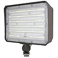 DAKASON 100W LED Flood Light Outdoor, Dusk-to-Dawn Photocell 180° Adjustable Knuckle, 13000LM 5000K Replaces 350W HPS/MH, IP65 Waterproof Outdoor Security Lighting Fixture, 100-277Vac, ETL Listed