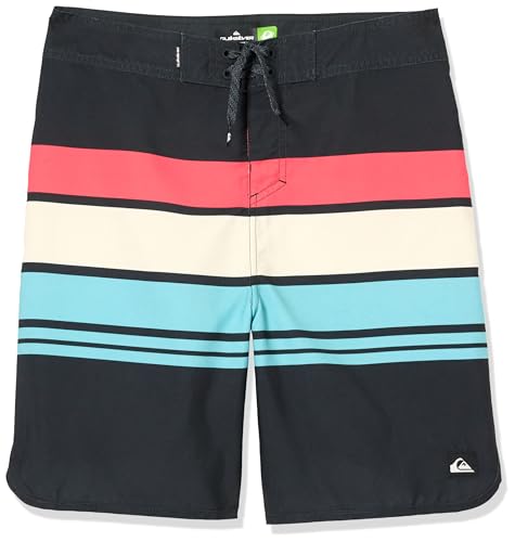 Quiksilver Boys Everyday Stripe 17 Boardshort Swim Trunk
