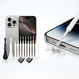 14pcs Phone Cleaning Kit, Anti-Clogging Port Cleaner with Mini Brushes, Multifunctional Charging Port & Speaker Tool for iPhone 16/17 Pro Max & AirPods, Tech Maintenance Gift for Men（Typc-C）