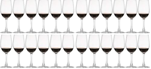 UMI UMIZILI 12 Ounce - Set of 12, Classic Durable Red/White Wine Glasses For Party (Pack of 2)