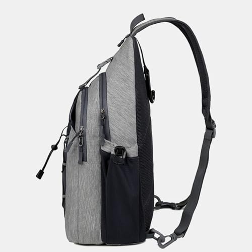 Bandolera de pecho hombre y mochila casual portátil para deporte y viaje 7