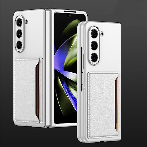 Coque Galaxy Fold5 avec porte-carte et revêtement skin feel fluide