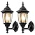 EMART Outdoor Porch Light LED Exterior Wall Light Fixtures, Special Handling Anti-Corrosion Plastic Material, Waterproof Security Lamp for Wall, Garage, Front Porch - 2 Pac