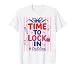 Retro Stripes Time to Lock in Test Day Testing Teachers Kids T-Shirt