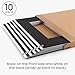 Golden State Art, Acid Free, Pack of 10 11x14 Black Picture Mats Mattes with White Core Bevel Cut for 8x10 Photo