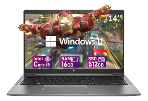 HP ZBook Firefly 14 G8 Business Laptop, 14 FHD(1920x1080) Workstation, Intel Core i5-1145G7, 16GB RAM, 512GB SSD, CAM, QWERTY Keyboard, Windows 11 Pro (Renewed)